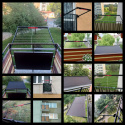 Suszarka balkonowa - Regulacja od 156cm do 172cm
